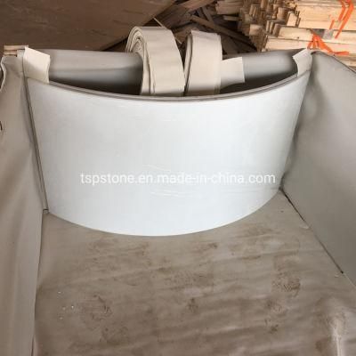 Crystallized Stone Nano Glass Stone Column Arc Panel