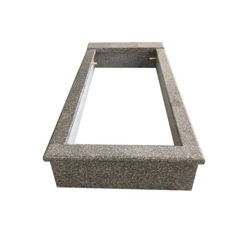 Brown Star Granite G664 Single Tombstone Monument Polished