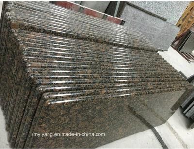 Polished Baltic Brown Bullnose Granite for Kitchen Countertops/Vanitytop/Bathroom Tops