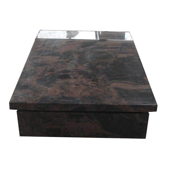 Indian Aurora Red Granite Memorial Blank Mini Urn Monument Tombstone
