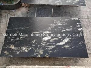 Leather Finish Black Granite Matrix Titanium