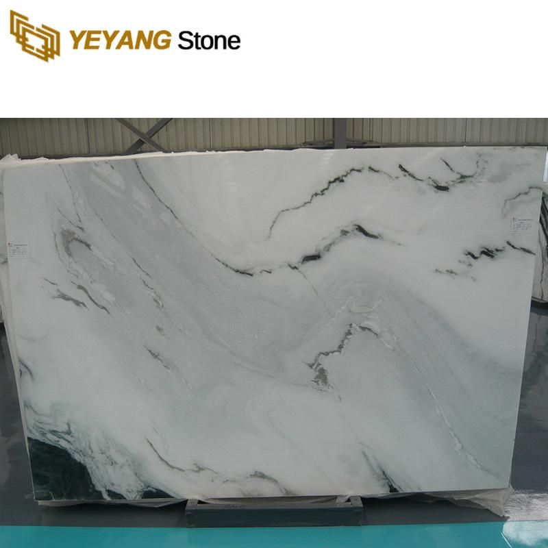 China Black and White Painting Marble Stone Slab/Panda Marble