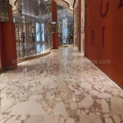 Calacatta Gold White Marble Tile for Interior Floor Wall Countertops Decoration