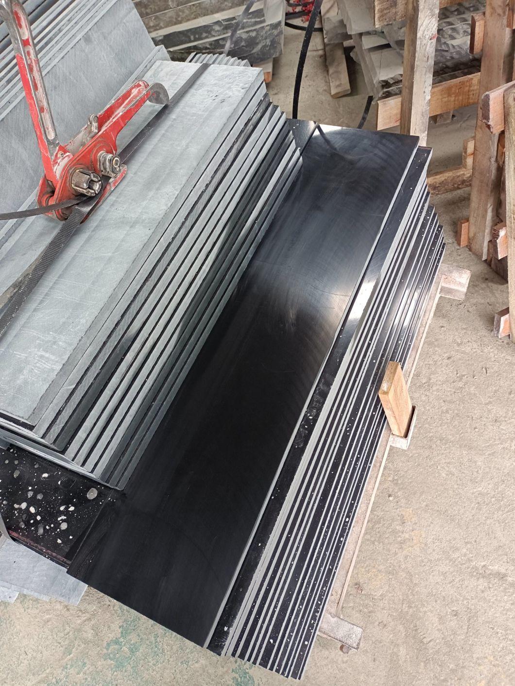 Cheap Polished Black Granite Small Basalt Slab for Stair
