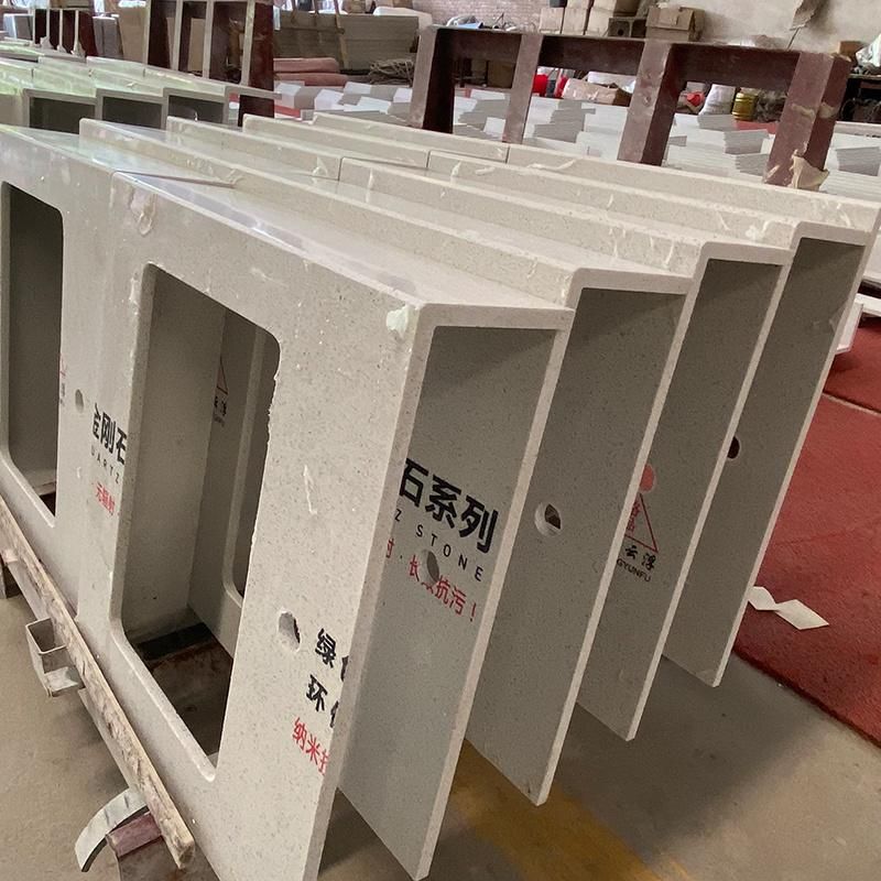 Customized Factory Outlet Countertops Artificial Stone Marble Countertops Vanity Table Bathroom Vanities Countertops Vanity Tops