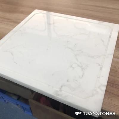 Customized Size Artificial Onyx Stone Translucent Alabaster Table Top