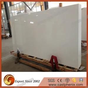 High Quality White Crystalized Glass Stone Big Slabs for Vanity Top