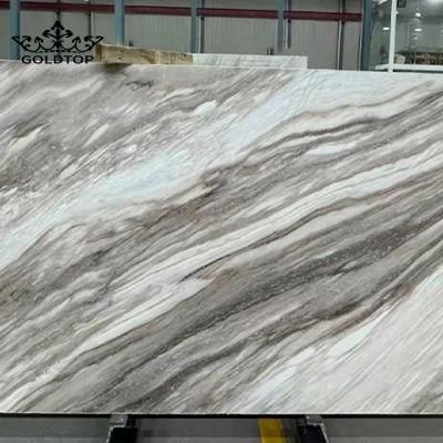China Natural Stone Polished/Honed Palissandro Chiaro White Marble Countertops for Floor /Tabletop /Wall /Vanity Tops Kitchen Bathroom