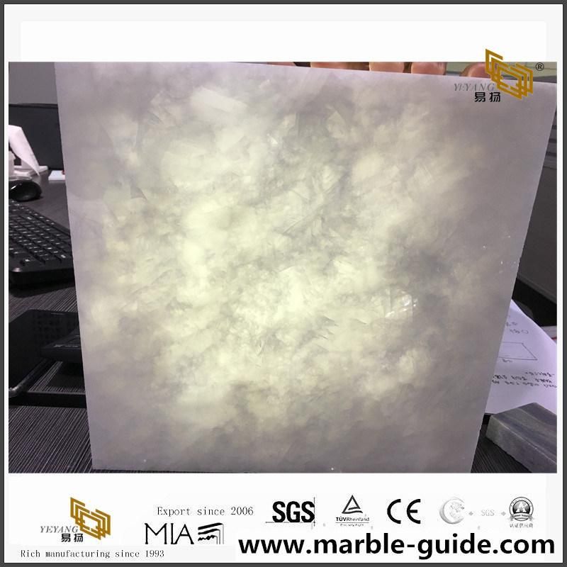 Decoration/Design/ Natural Translucent White Onyx for Interior/Bathroom/Background Floor/Wall/Hotel/Kitchen/Indoor/Desk