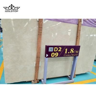 Crema Marfil Marble Vein Kitchen Countertops Island Worktop Table Tops Bathroom Vanity Wall Panels Natural Stone Tiles Marble Slabs