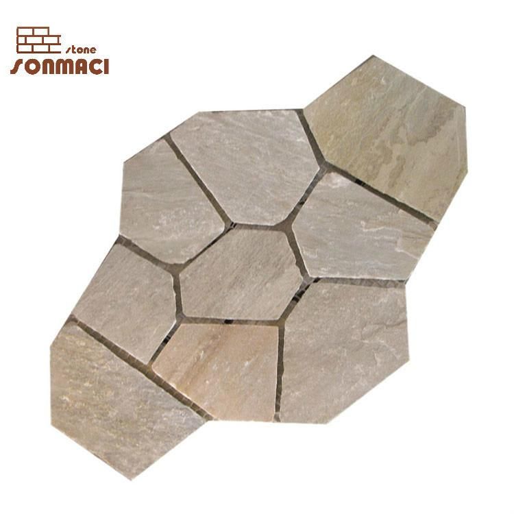 Exterior Natural Rustic Color Patio Flagstones Tile