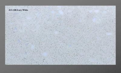 China Artificial Stone Black/Gray/Red Slabs Calacatta Staturio White Quartz for Hospitality Residential Vanity Tops Kitchen Countertop