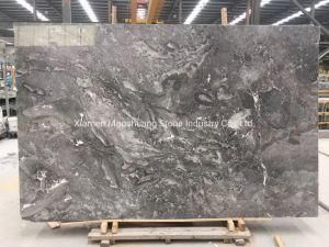 Romantic Grey Polished Marble Slabs for Wall and Floor