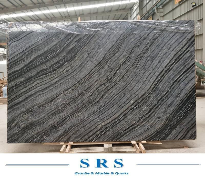 Black Wooden Marble for Wall/Floor/Countertops