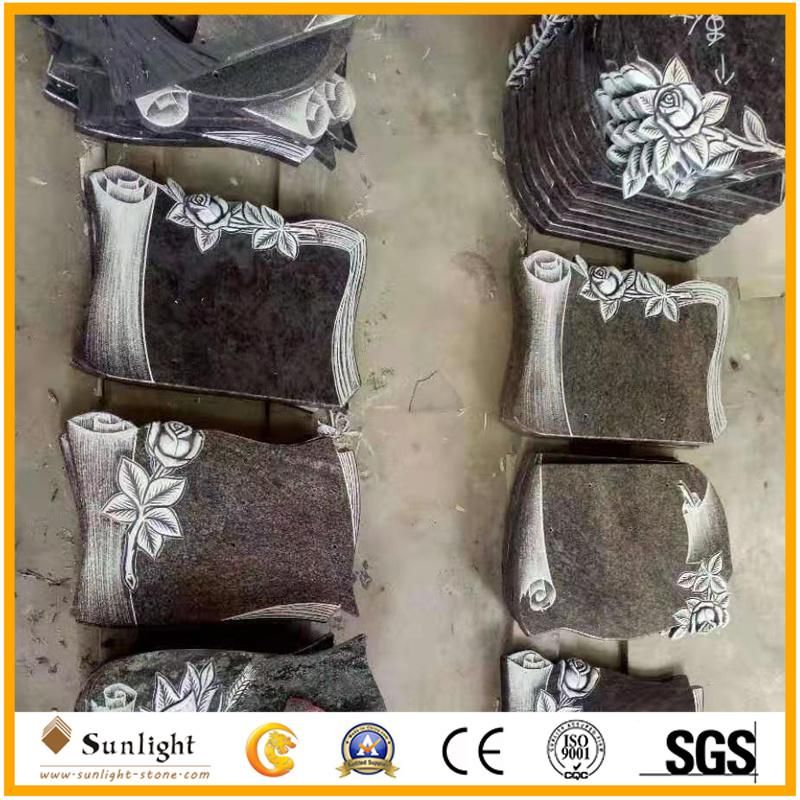 Absolute Shanxi Black Granite Slabs for Tombstone/Headstone/Monument