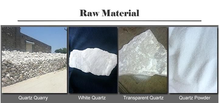 6mm to 30mm Artificial Transparent Quartz Stone