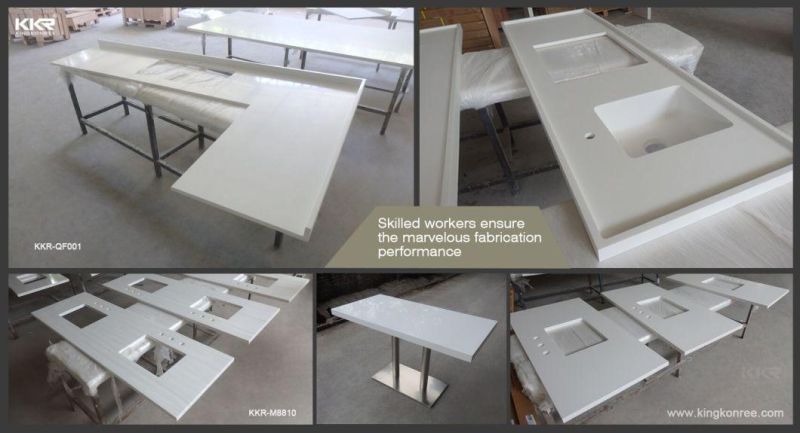 Artificial Stone Vanity Top Quartz Stone Kitchen Countertop 0911
