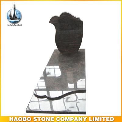Granite Full Memorial for Sale Belgium Style Headstone