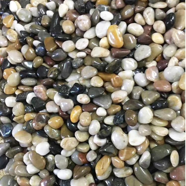 Landscaping Polished Multicolor River Stone Pebbles for Garden Decoration