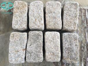 G682 Sunset Yellow Rusty Granite Cube Cobble Paving Stone