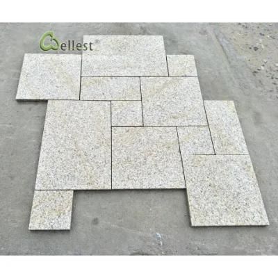 G682 Paving Tile Panel Yellow Beige Granite for Patio Dirveway Garden
