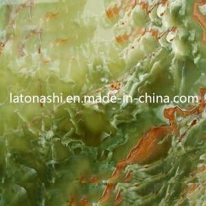 Polished Natural Green Honey Stone Onyx for Tile, Slab
