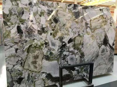 Amazonia Verd/Green Marble Cold/Ice/Jade Natural Stone Tiles Big/Slabs Luxurious Projects