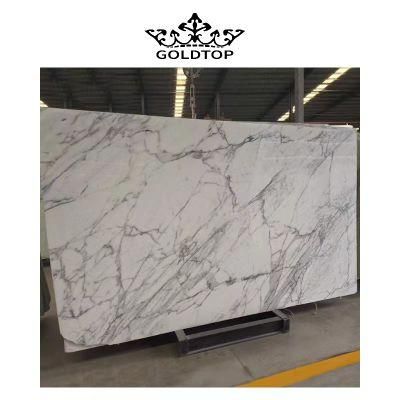 White and Grey Vein Factory Wholesale Natural Stone Marble 600*600 Floor/Wall Tile Statuary Snow White Marble for Restaurant