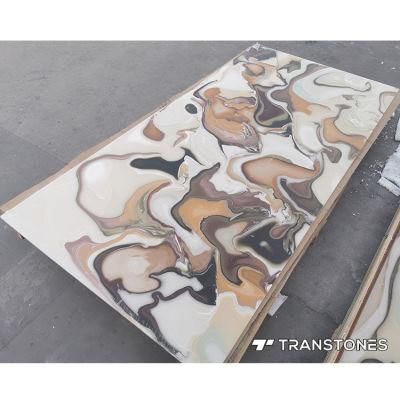 Carving Stones Alabaster Translucent Artificial Marble for Swimming Pool Wall Decor