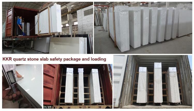 Flooring Tile Marble Pattern Artificial Quartz Stone