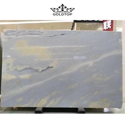 Factory Wholesale Natural Stone Polished/ Honed Surface Bathroom/Kitchen /Living Room Countertop Blue Sky Marble for Home
