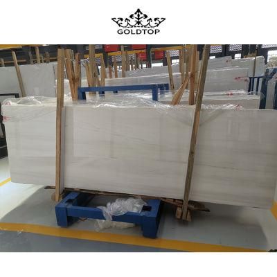 Popular Natural Bianco Dolomiti White Marble Tile and Slab for Hotel Wall Floor Decorate