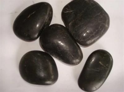 Rock Stone Black Pebble for Floor Paving