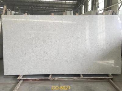 Artificial Quartz Stone Slab of Carrara Co-8021 with High Quality