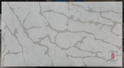 Polishing New Design Calacatta Raw Quartz Stone Slab