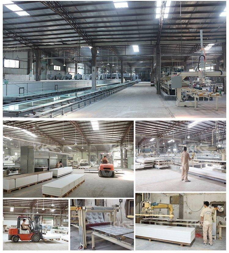 Factory Direct Countertop Slabs Corian 12mm Solid Surface for Furniture