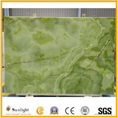 High Quality Blue/Orange/Green Onyx Marble Slab for Background Wall