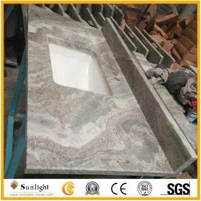 Popular Color Fantasy Brown Marble Vanity Tops, Kitchen Countertops, Island Tops