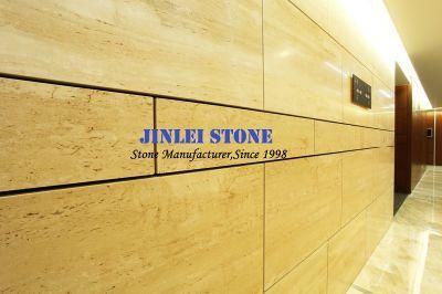 Nature Stone Roman Travertine Marble for Hotel Wall Tile or Stairs