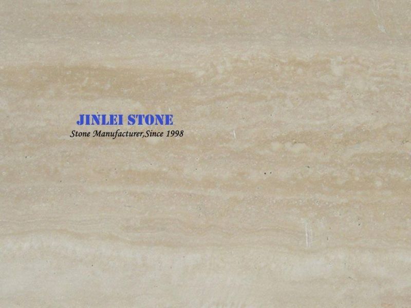 Nature Stone Roman Travertine Marble for Hotel Wall Tile or Stairs