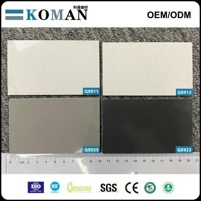 2022 Solid Color Quartz Stone Slabs for Kitchen Counter Top OEM/ODM