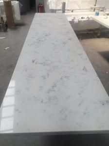 Carrara White Quartz-V117-Countertop