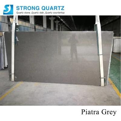 Piatra Grey Foshan Strong Quartz Stone Slabs