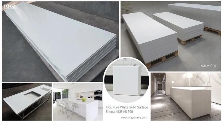 20mm Corian Slabs Faux Panel Artificial Solid Surface Slabs for Yacht