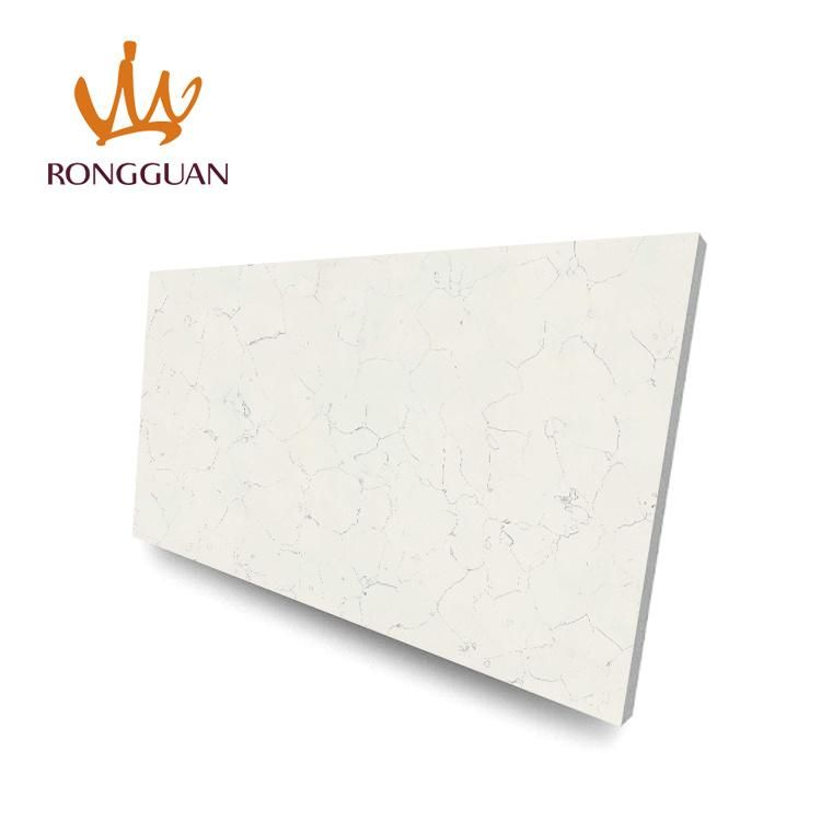 Artificial Marble Stone Slab Quartz Kitchen Countertop Vanity Top Floor Tile for Hotel Project