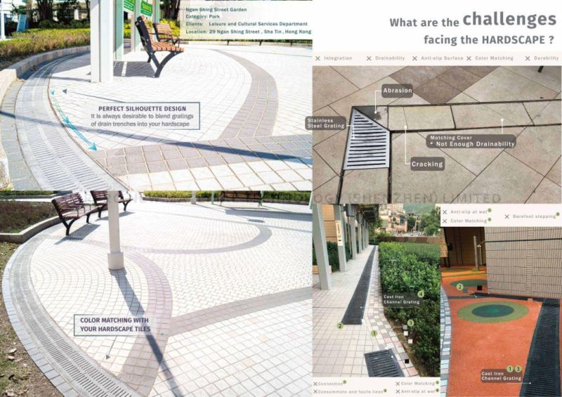 Fibrpro Manhole Stone Decorative Grates & Cover FRP/GRP En124/A15/B125/C250/D400/SMC/BMC (FPS-005)