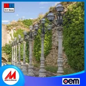 Made in China High-Grade Marble Lamp Posts for Outdoor Decoration