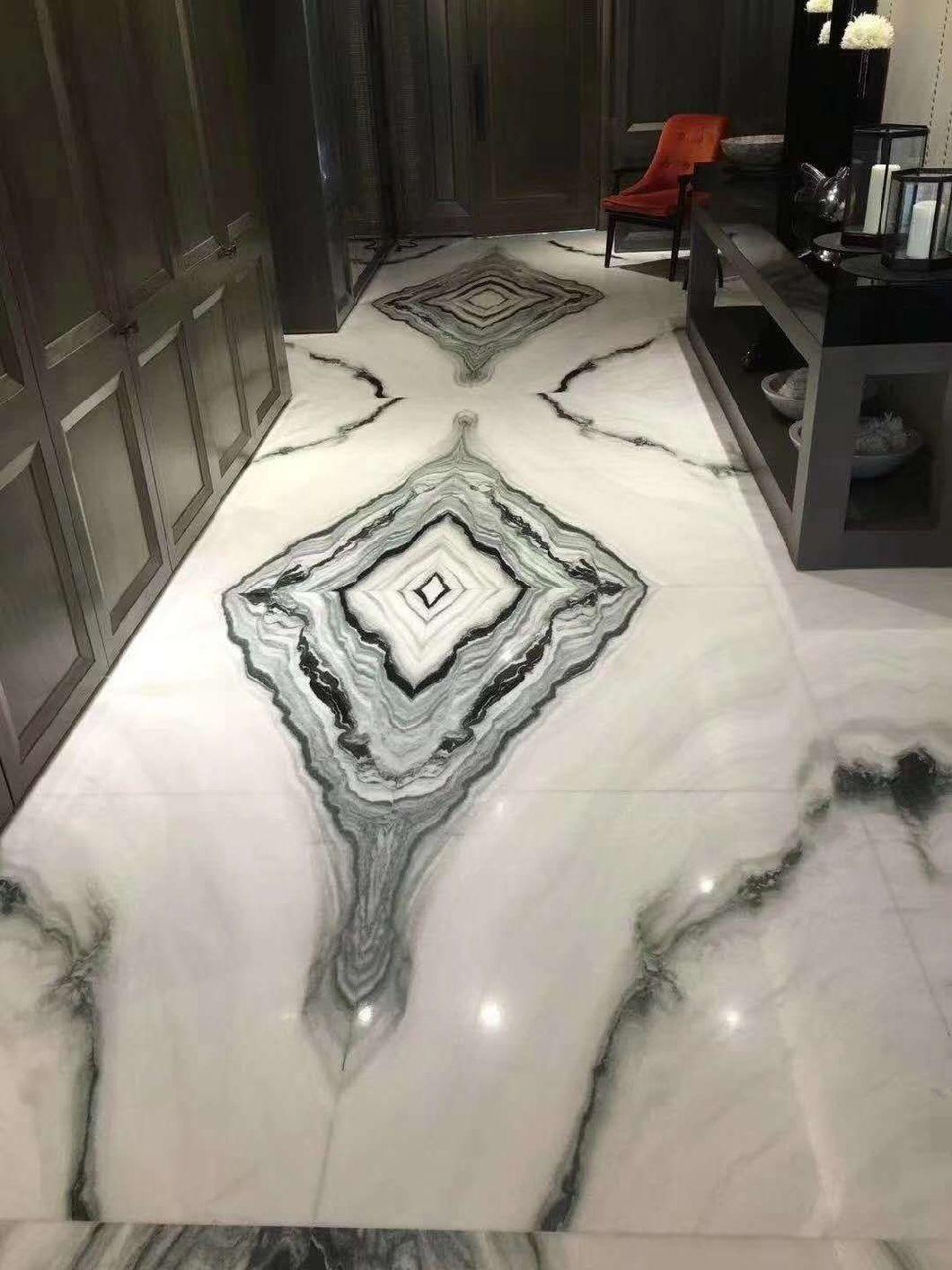 Grey/White/Black/Red/Brown/Green/Golden/Yellow/Polished/Leathered/Honed/Flamed Calaeatta White Customized Marble Tiles for Wall and Floor