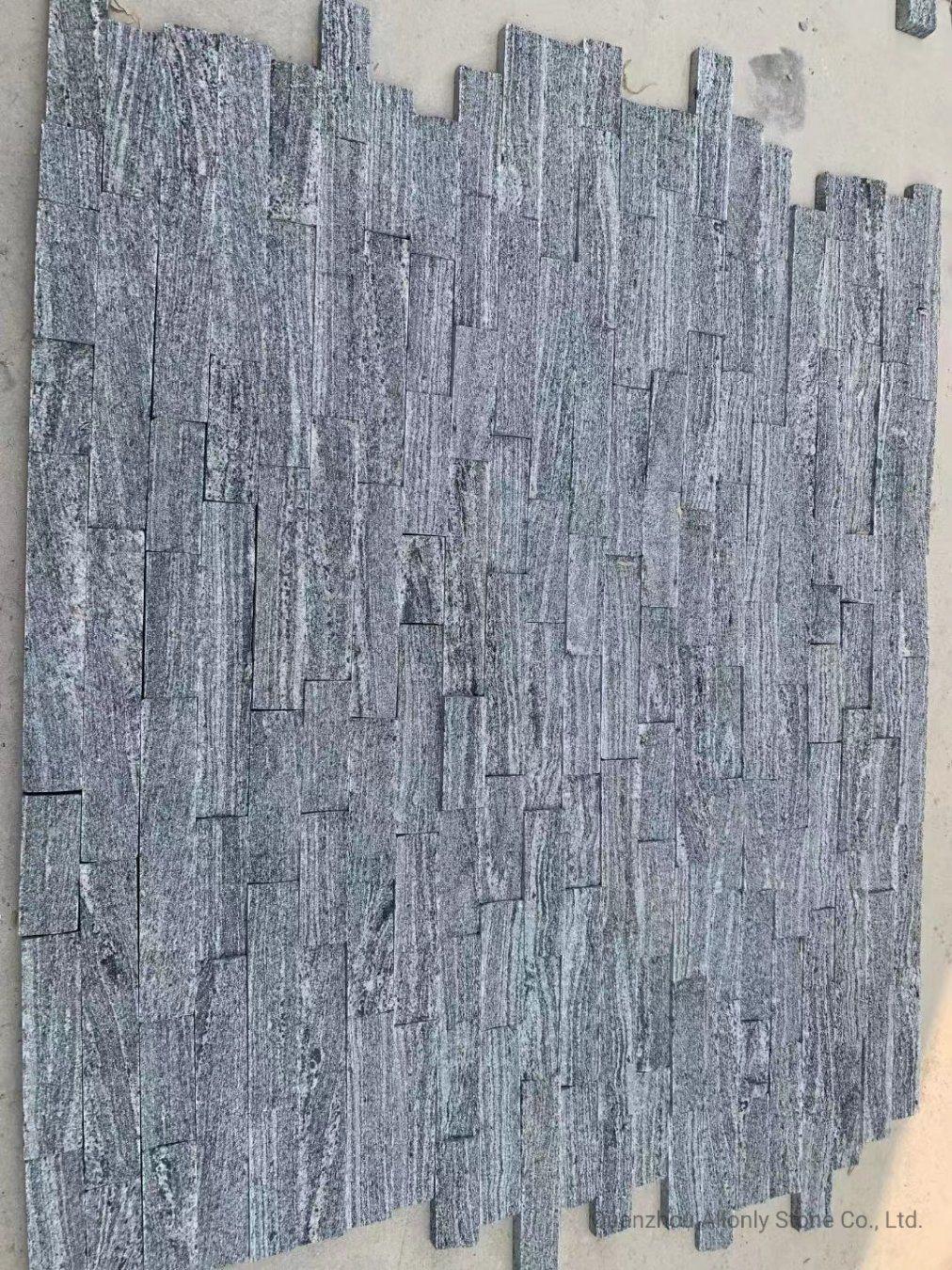 House Decorative Exterior Wall Covering Cladding Panels Grey Slate Quartitze Culture Stone