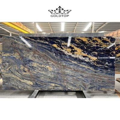 Luxury Stone Polished Indoor Decoration Cloisonne Blue Slab Granite Vanity Top